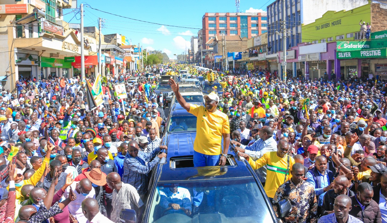 PICTURES: DP Ruto shakes Eldoret with mega rally