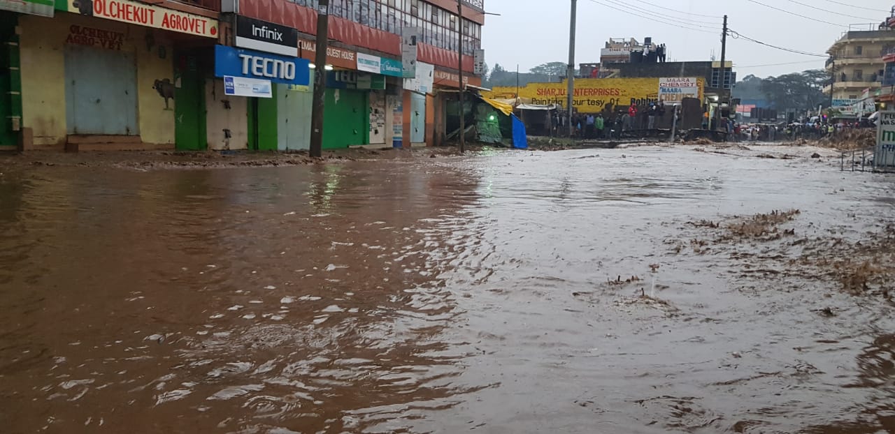 Two die, property destroyed in Narok flash floods