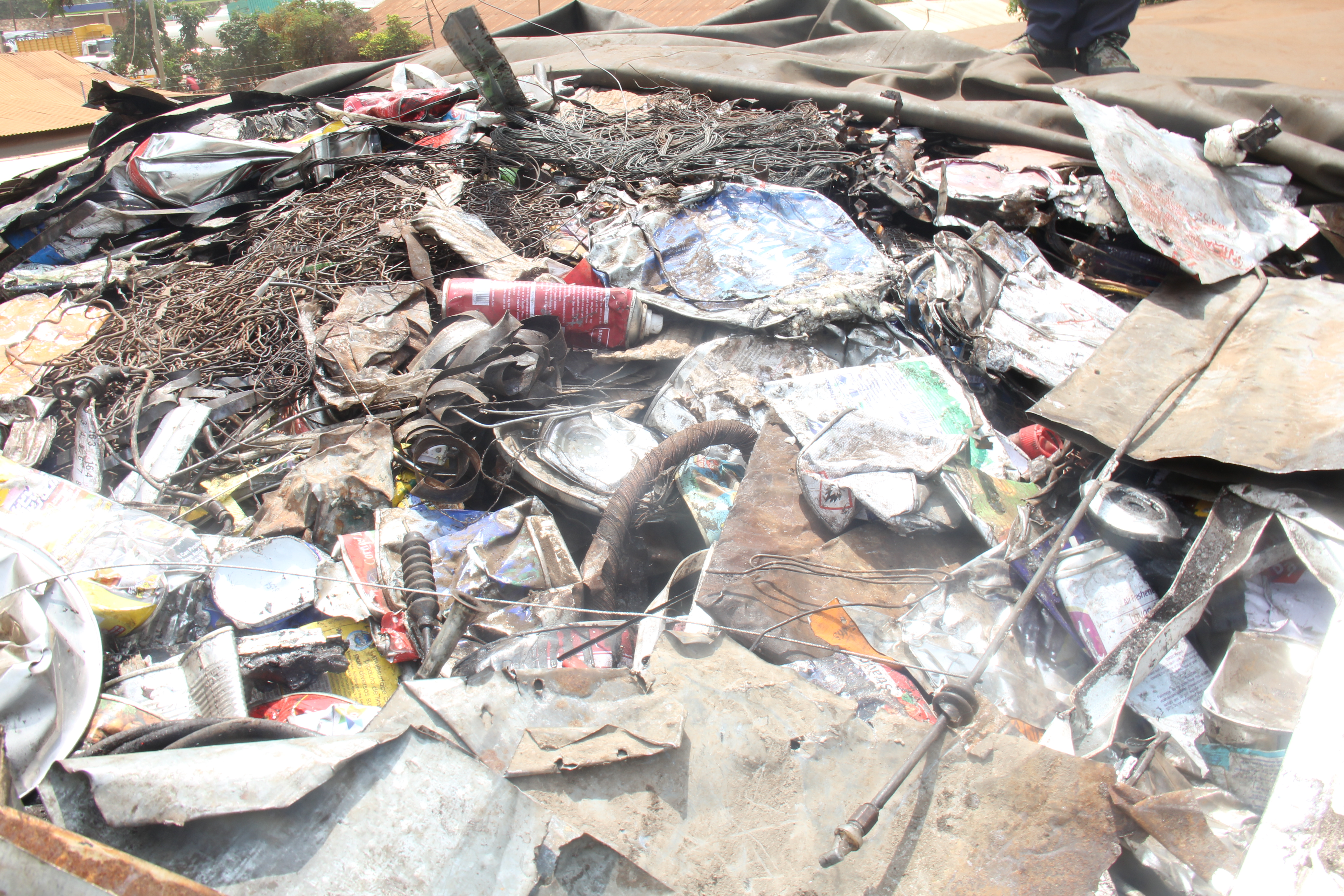 Busia police seize 45 tonnes of scrap metal