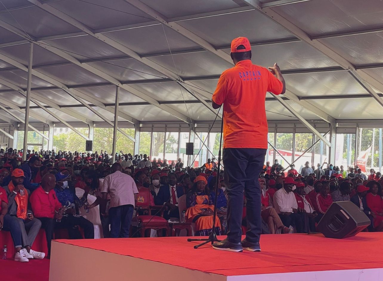 Here is Raila’s campaign schedule from Wednesday