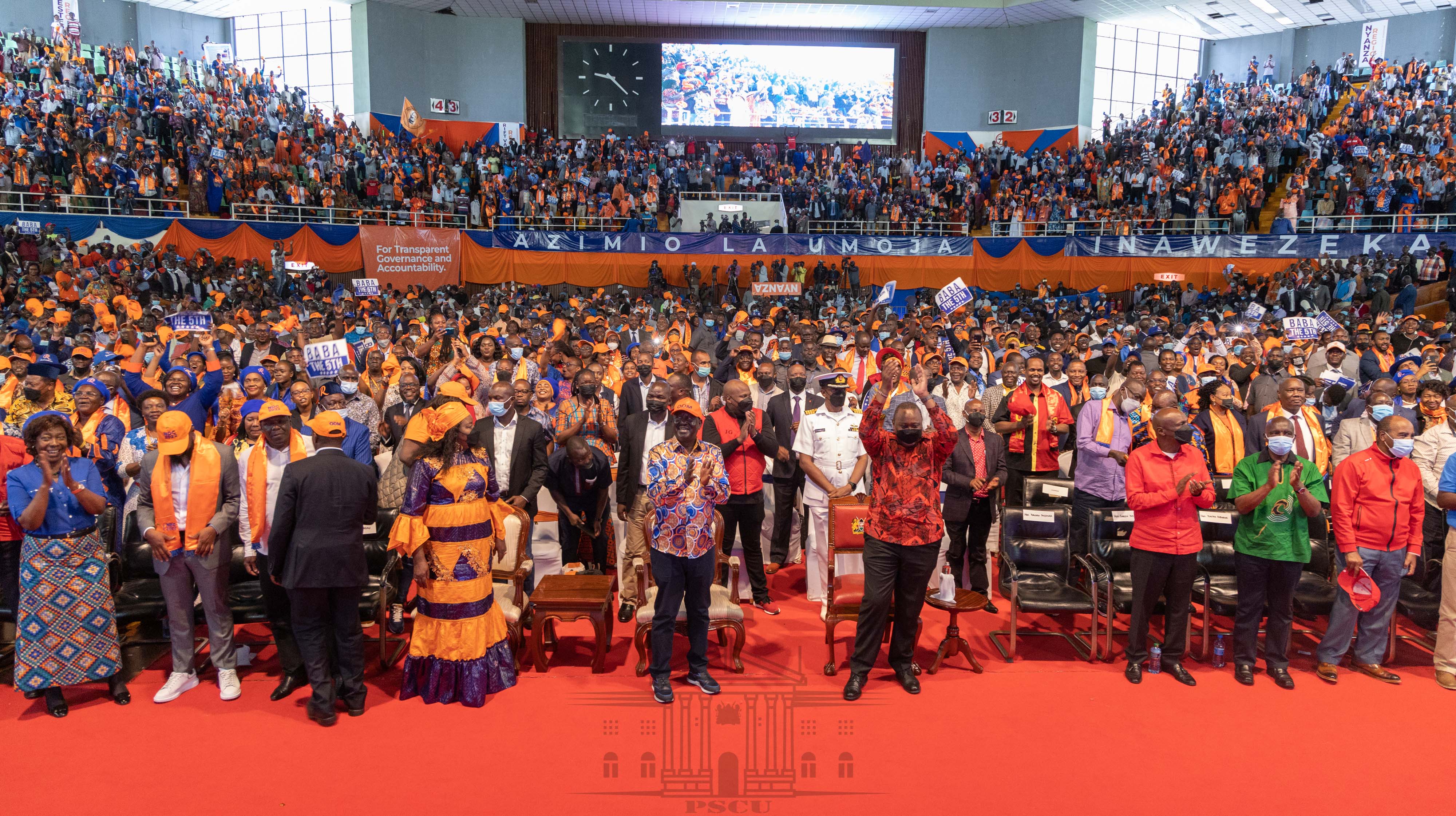IN PICTURES: Uhuru and Raila’s Azimio NDC’s