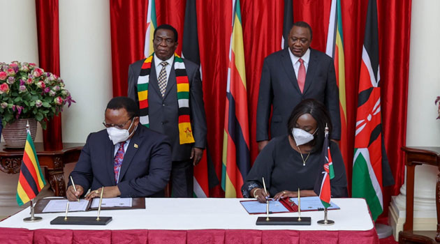 Kenya, Zimbabwe seal deals on political consultations, air crash investigations