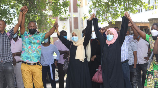 ‘We were last paid in October’: Mombasa health workers on strike over salary arrears