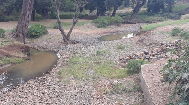 Murang’a residents face water shortage as rivers dry up due to failed rains