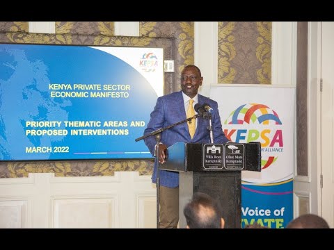 Ruto tells competitors not to give conditions for accepting election outcome