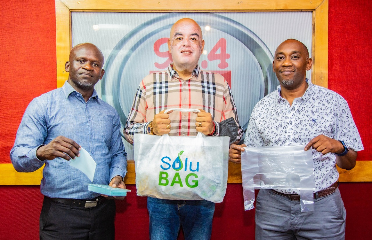 Soluble bags to address plastic pollution