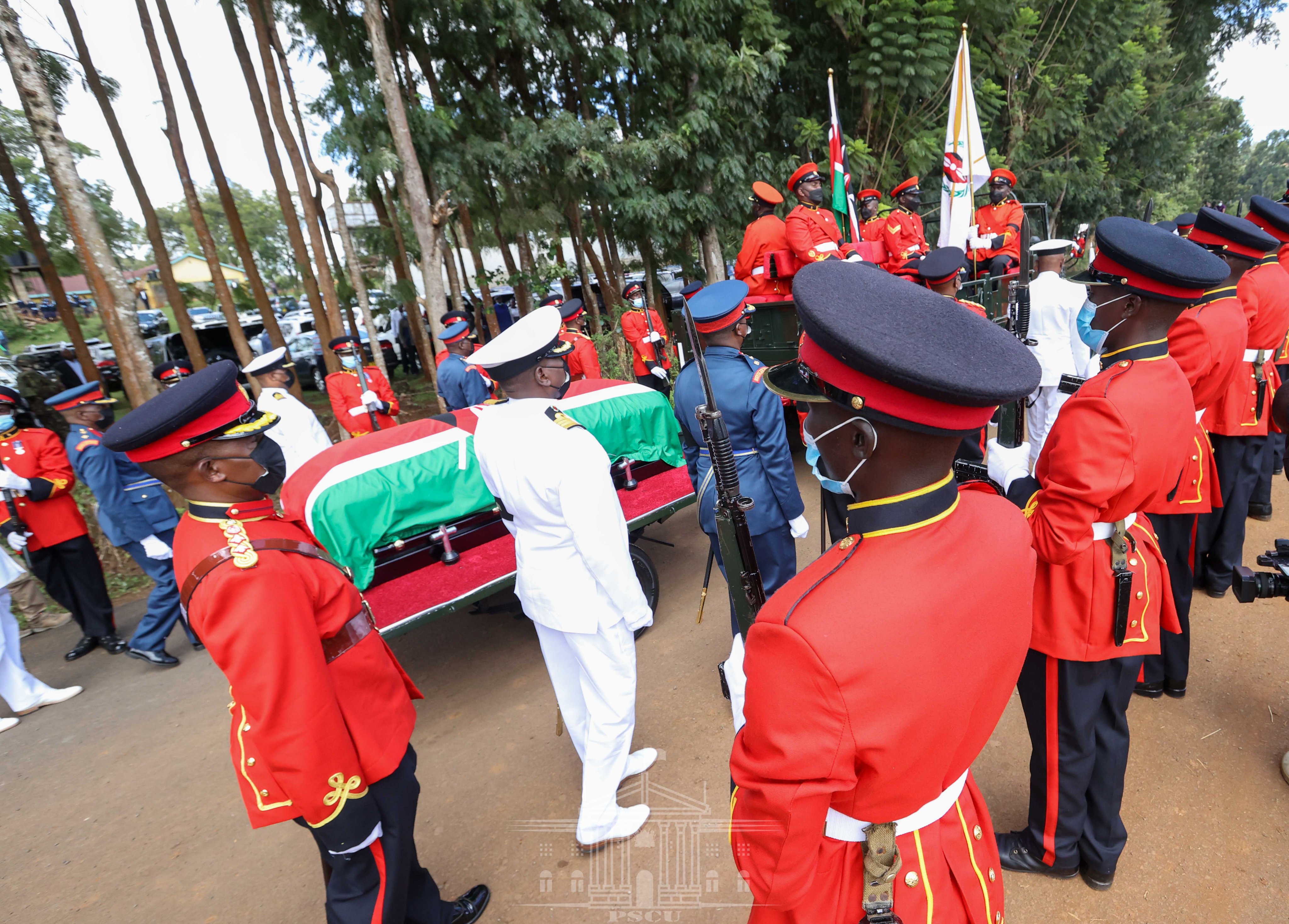 PHOTOS: Kibaki’s State Burial in Othaya