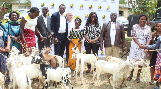 Goat Foundation donates 200 goats to 100 widows in Kitui