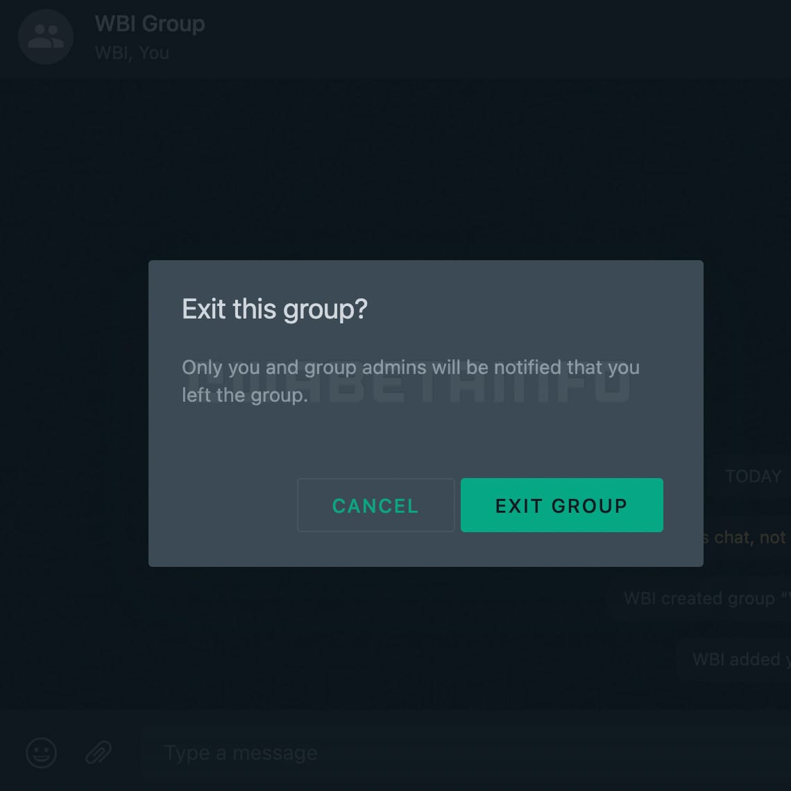 WhatsApp develops feature to allow for ‘silent exits’