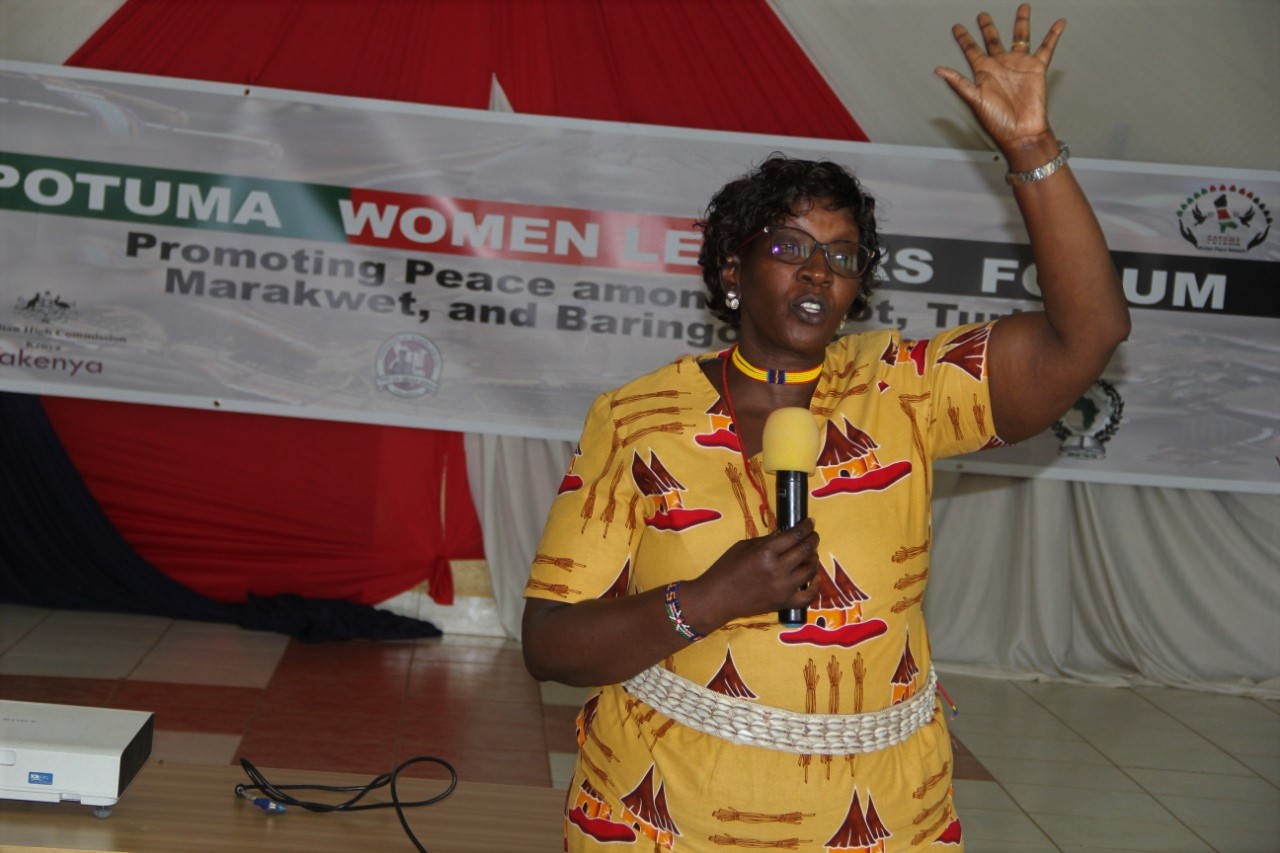 Women from warring Kerio Valley communities vow to confront banditry