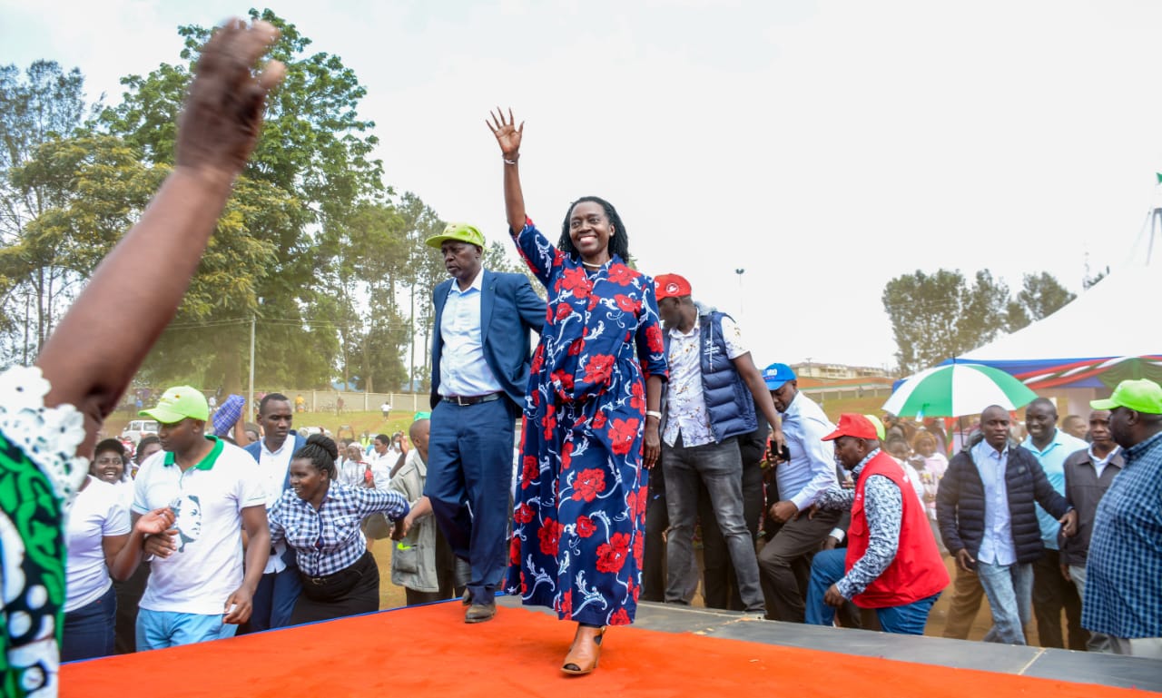 PHOTOS: Karua electrifies Kirinyaga during Azimio campaigns