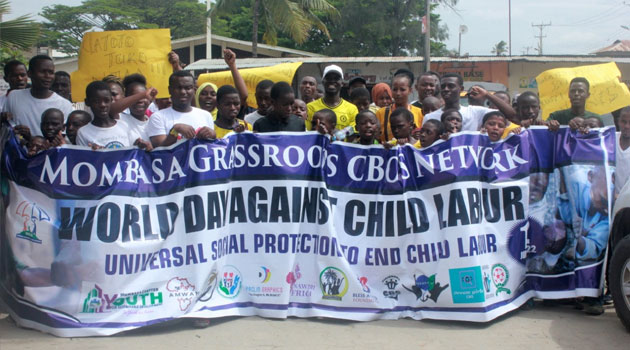 Mombasa CBOs demand firm action to end exploitation of minors