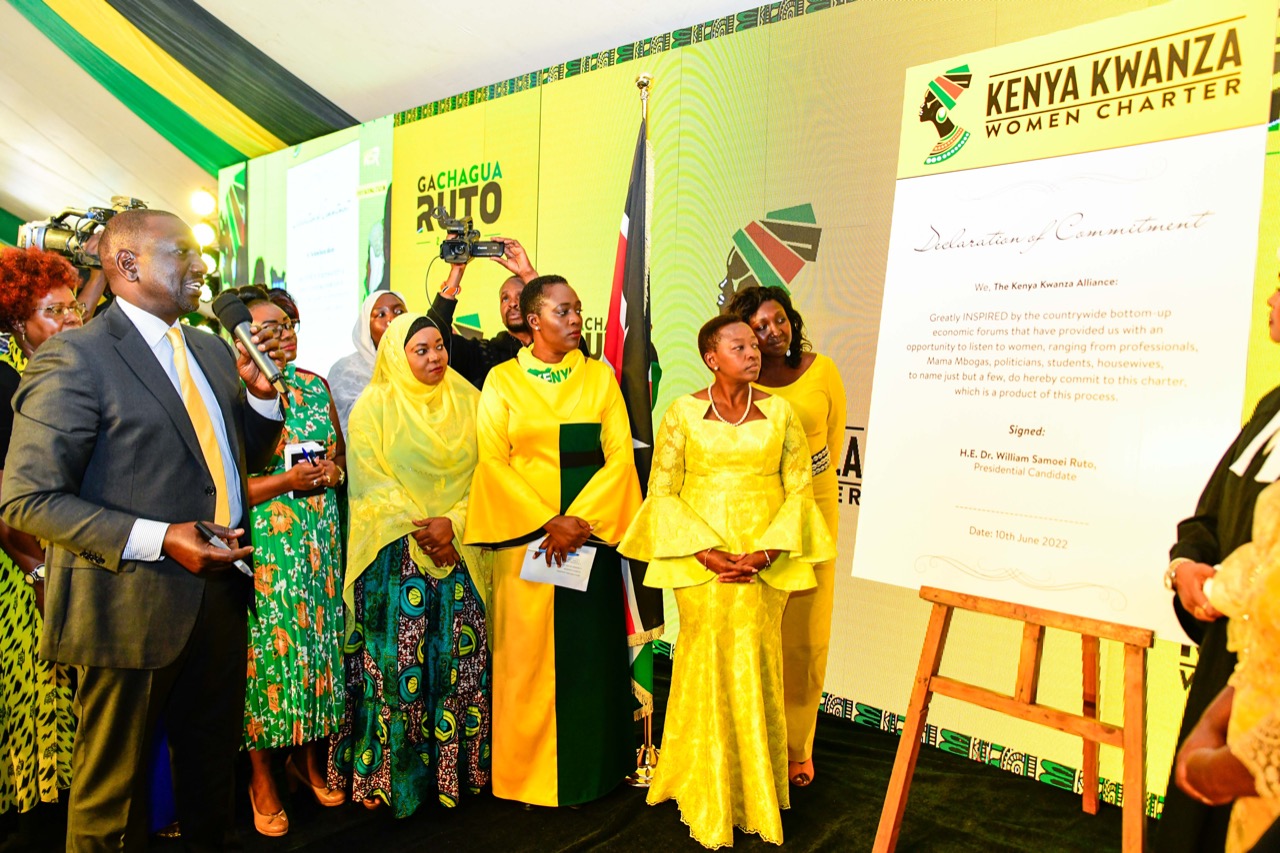 Ruto promises 3-month diaper supply for new mothers