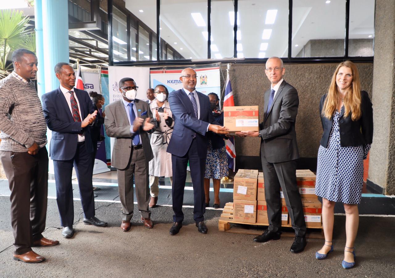 KEMSA flags off ready to use therapeutic feeds