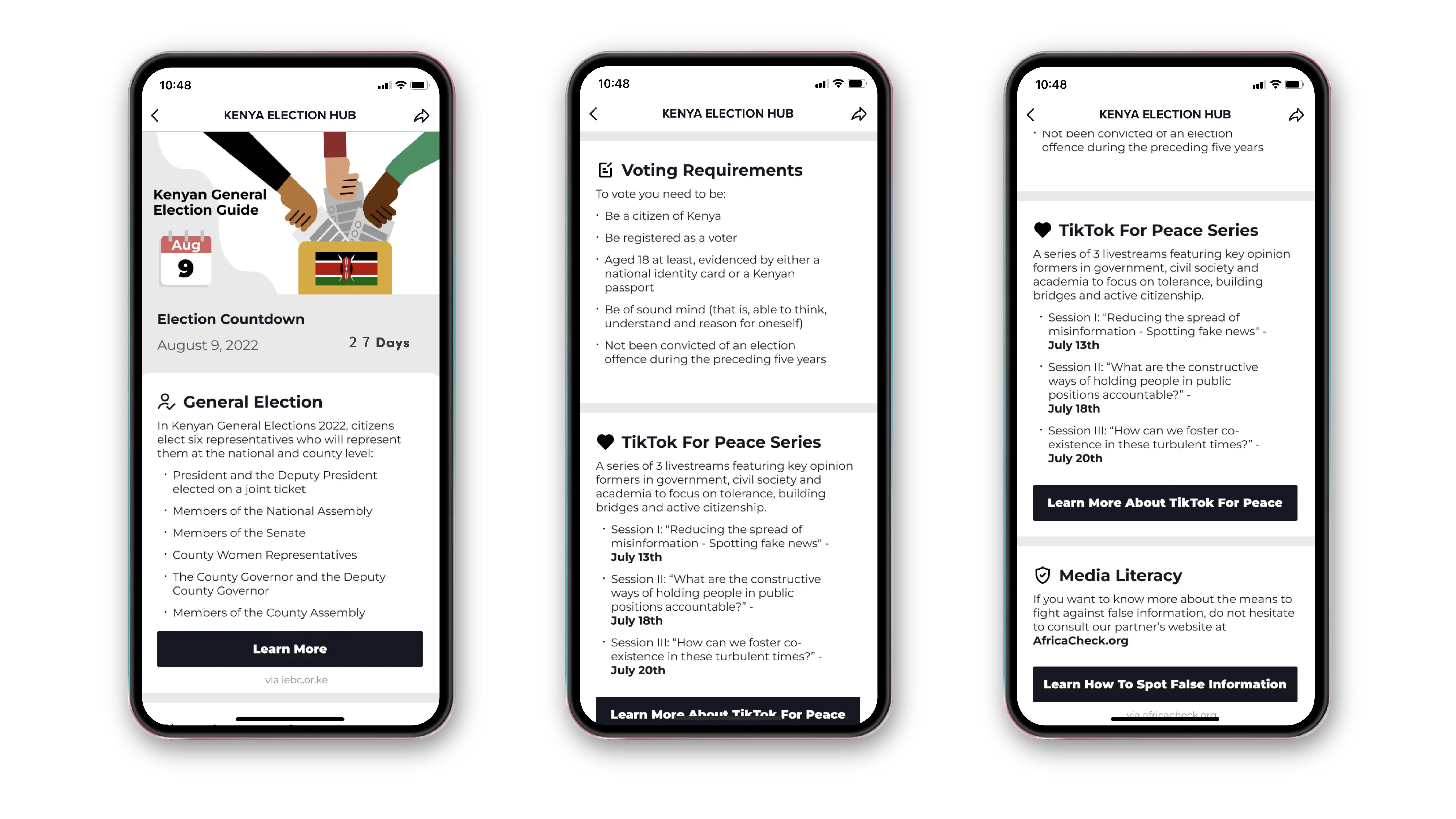 TikTok launches initiative to curb misinformation ahead of Aug Polls