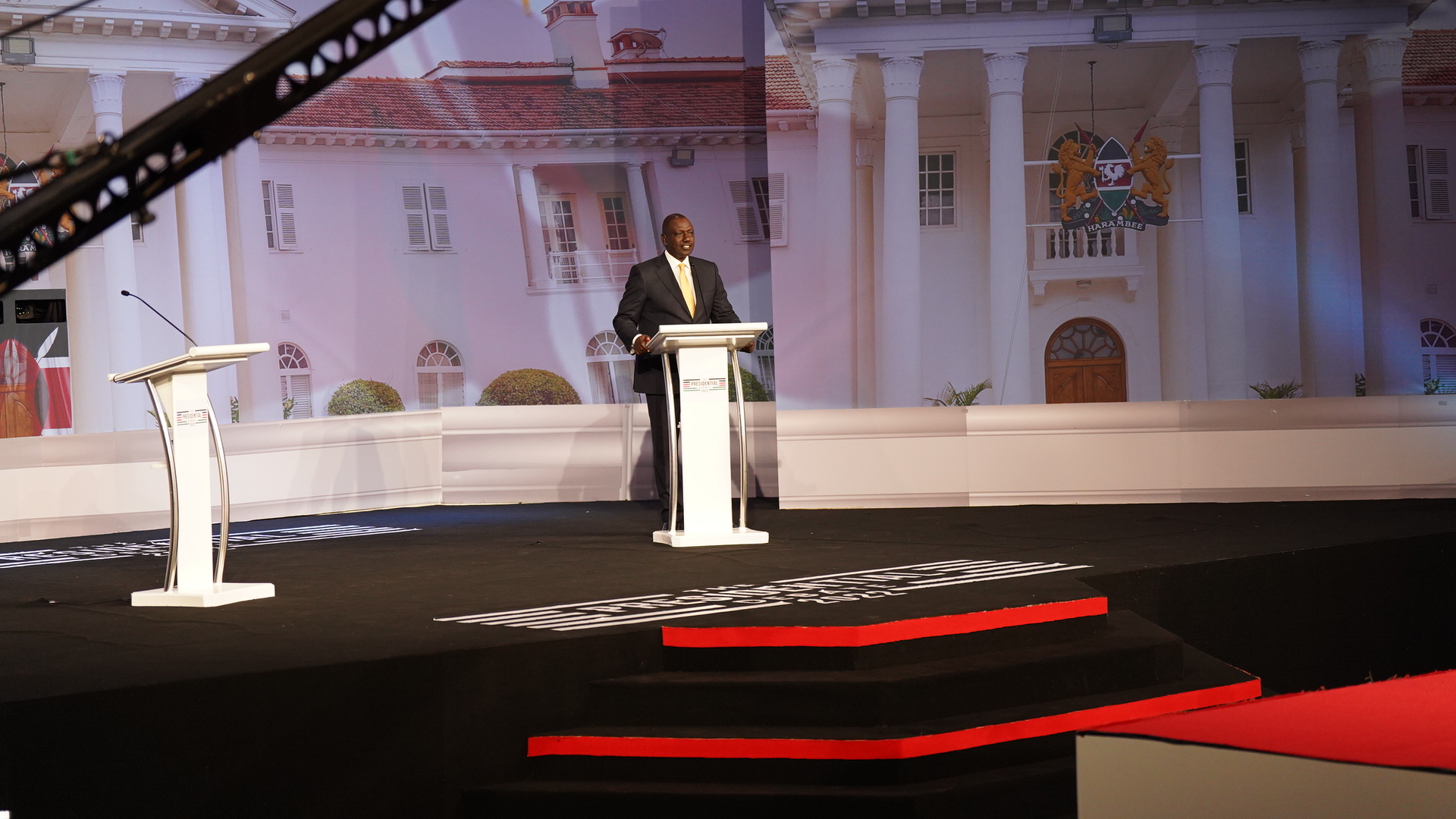 Ruto debates alone after Raila kept off