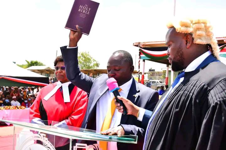 Laikipia Governor Joshua Irungu reinstates all sacked medics moments after being sworn in