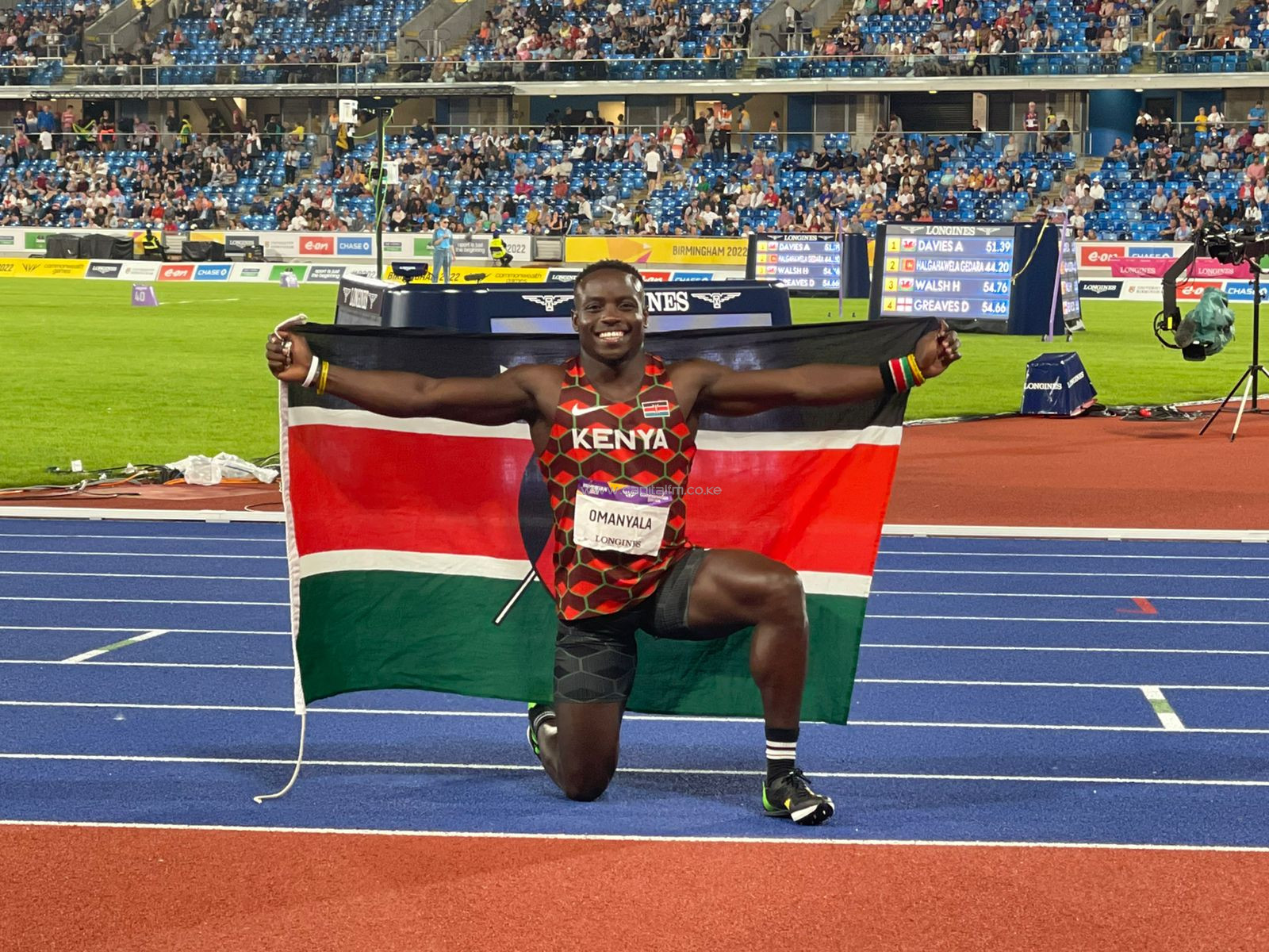 Omanyala delivers gold for Kenya at Commonwealth Games