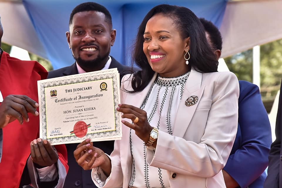 Nakuru Governor Kihika outlines manifesto as she is sworn in
