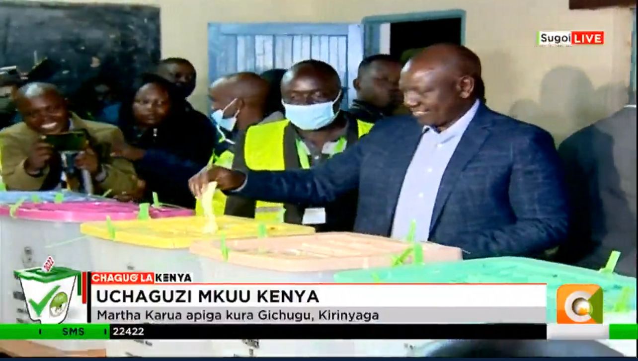 Ruto among first Kenyans to vote