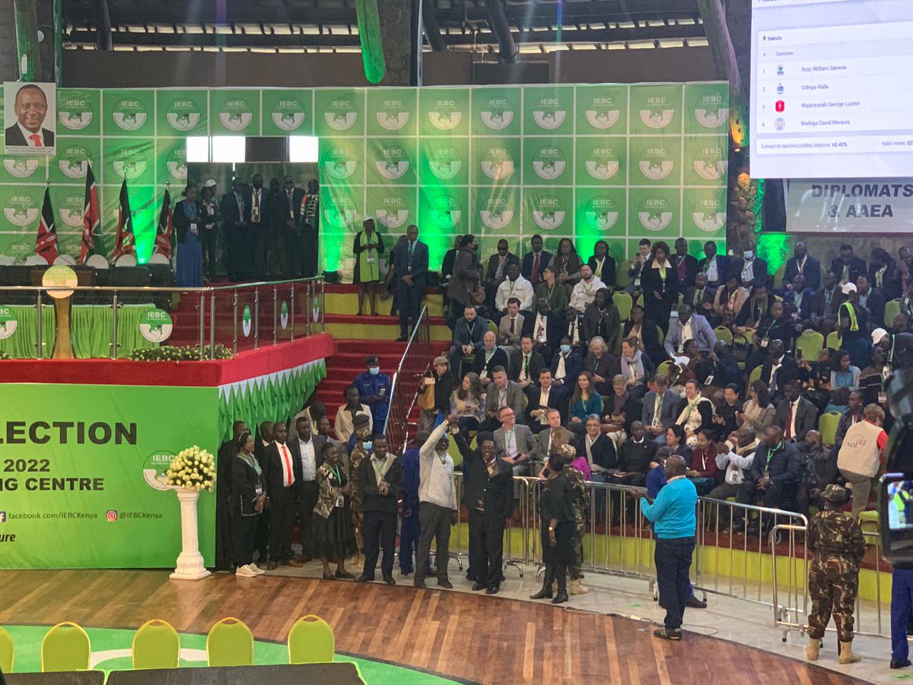 IEBC to declare presidential results at 3pm