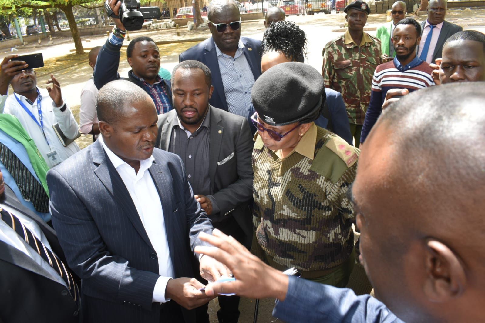 Nairobi MCAs, Staff storm Supreme Court to reclaim parking lot they claim Judiciary grabbed