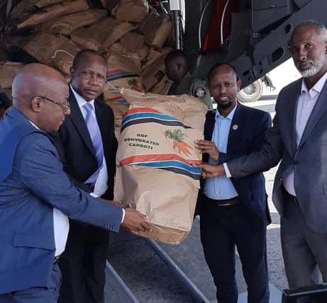 Kenya sends 4.2 tonnes of relief supplies to Somalia to support bomb victims