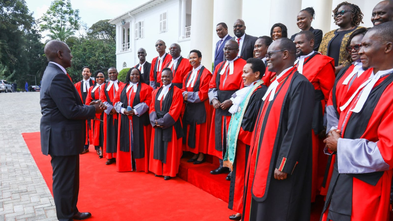 President Ruto urges 20 new High Court judges to serve country with diligence