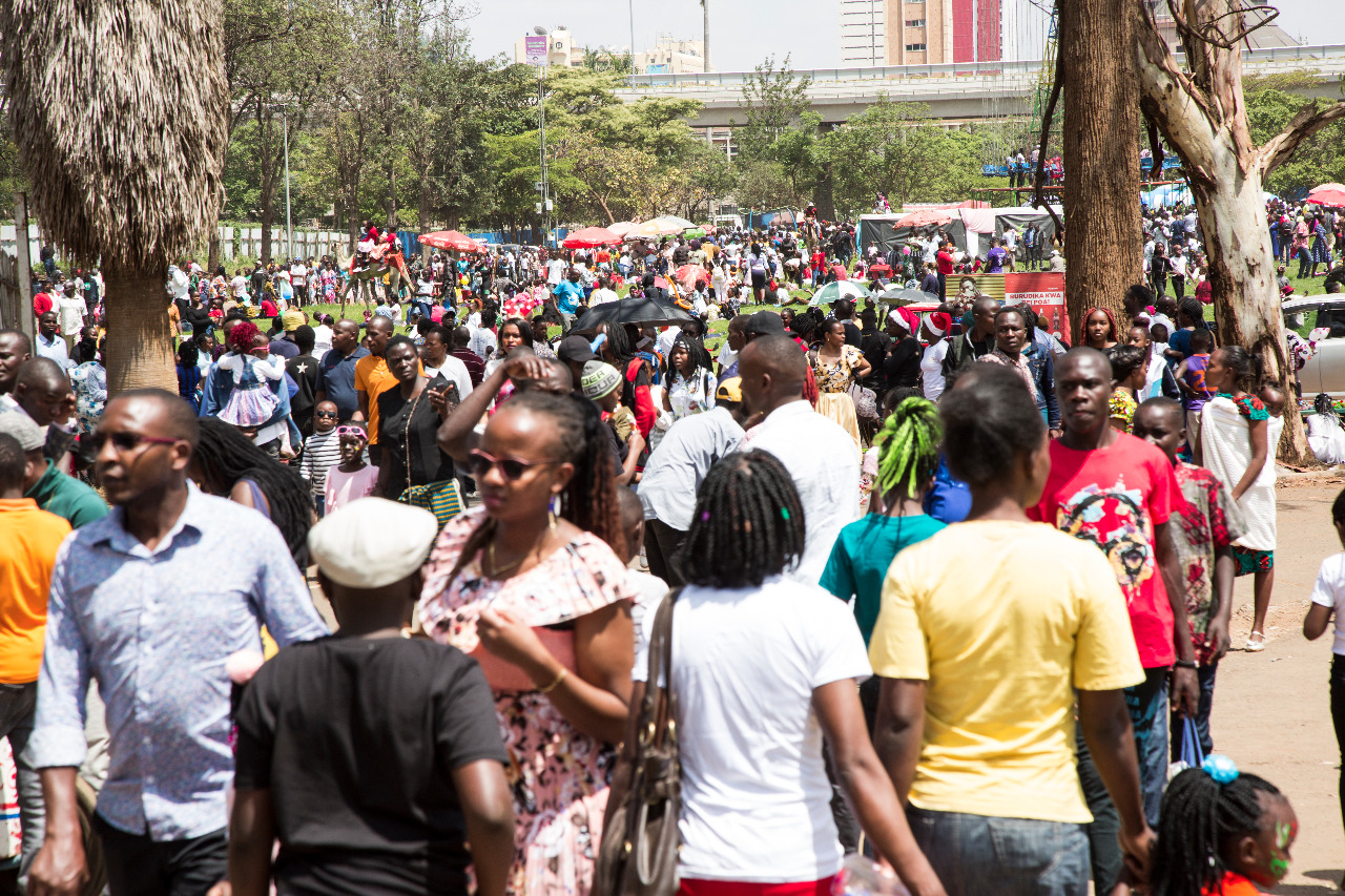 Kenyans flock Lunar park to celebrate Christmas on low budget