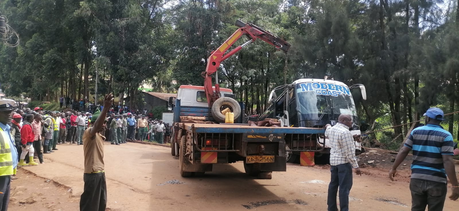 One dead, several injured after Modern Coast bus accident in Kisii