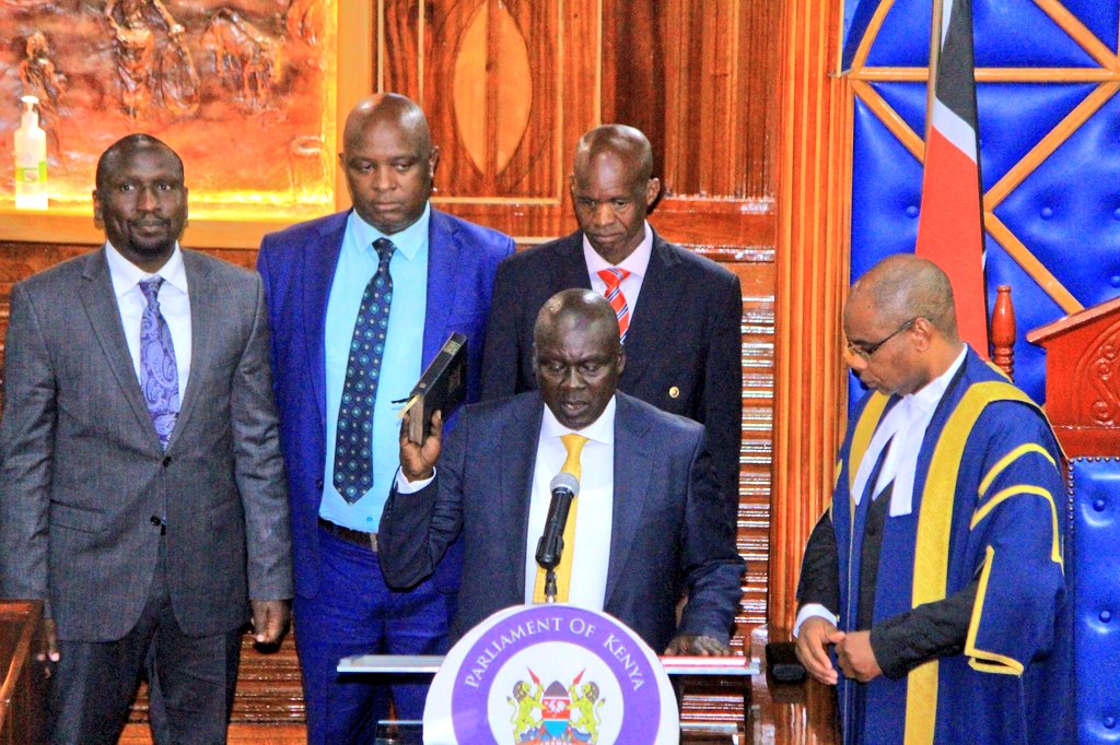 Elgeyo Marakwet Senator Kisang officially sworn into office