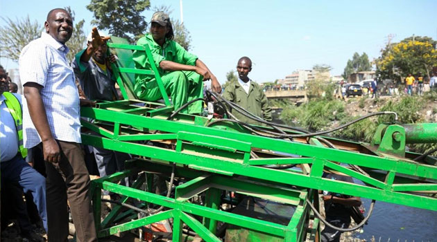 Ruto warns polluters dumping sewage in Nairobi River, vows to reverse decay