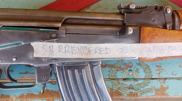 Kerio Valley: Armed civilians defy order to surrender firearms, only 3 ceded