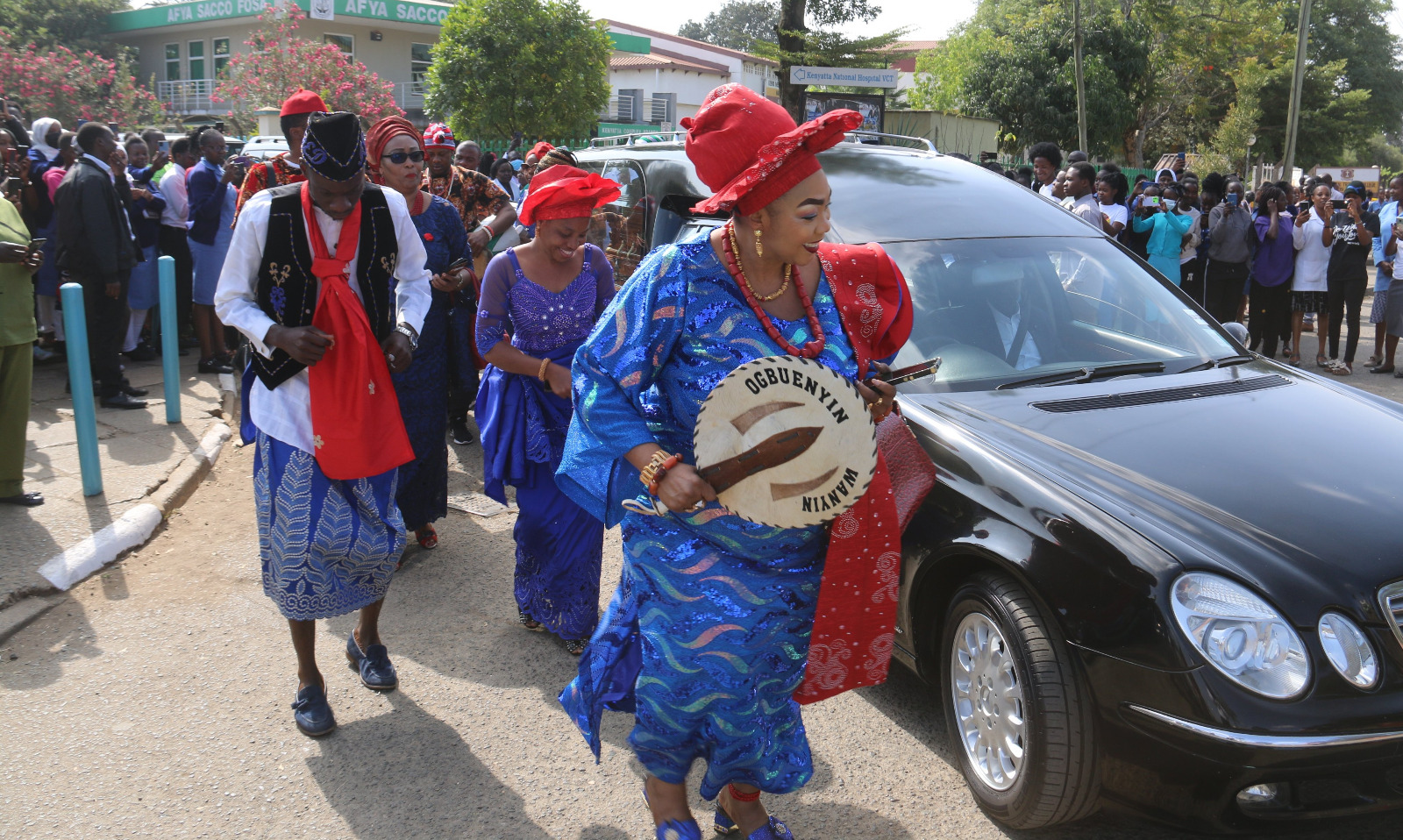IN PICTURES: Magoha’s Igbo funeral procession in Nairobi