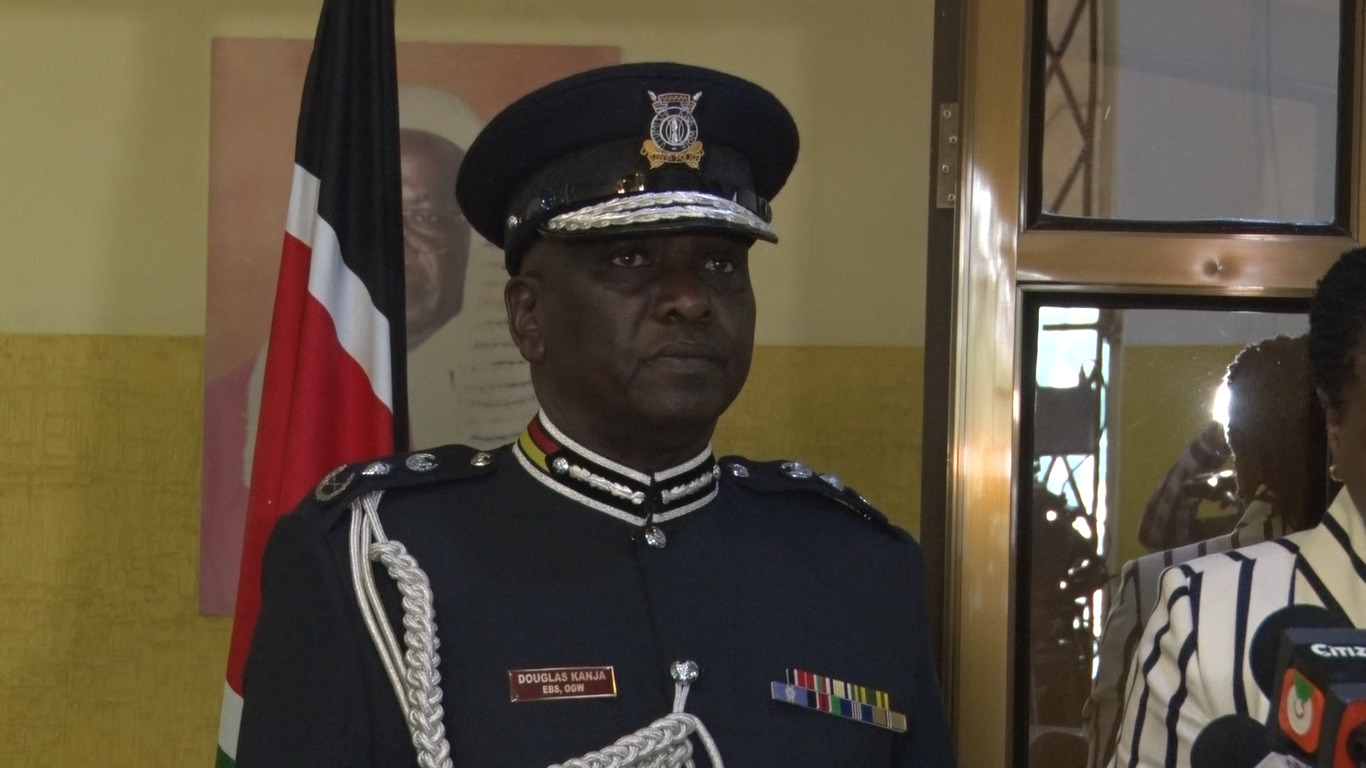 Kanja sworn in as Deputy Inspector General of Police
