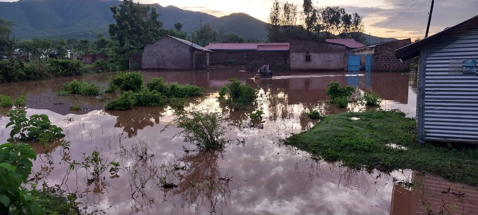 Families affected by floods in Homa Bay following heavy rains