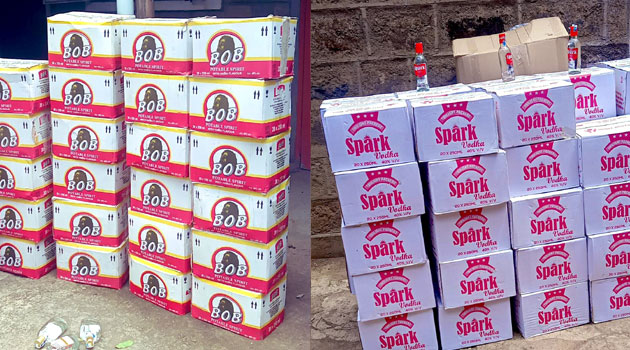 Liquor with fake stamps seized in Nakuru, tax loss estimate at Sh342,482