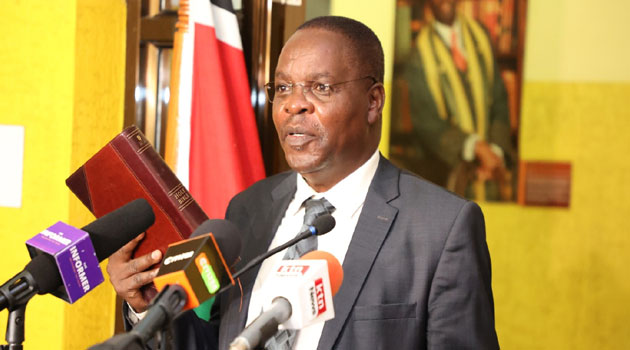Bishop Oginde takes oath as new EACC Chairperson