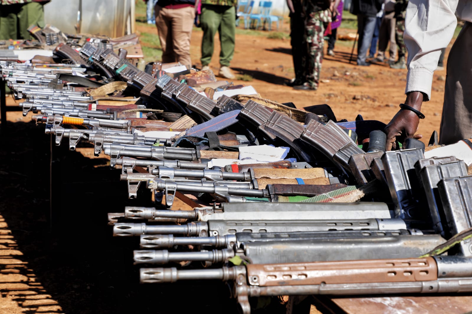 Over 600 Illegal Guns Recovered in Kerio Valley, Says President Ruto
