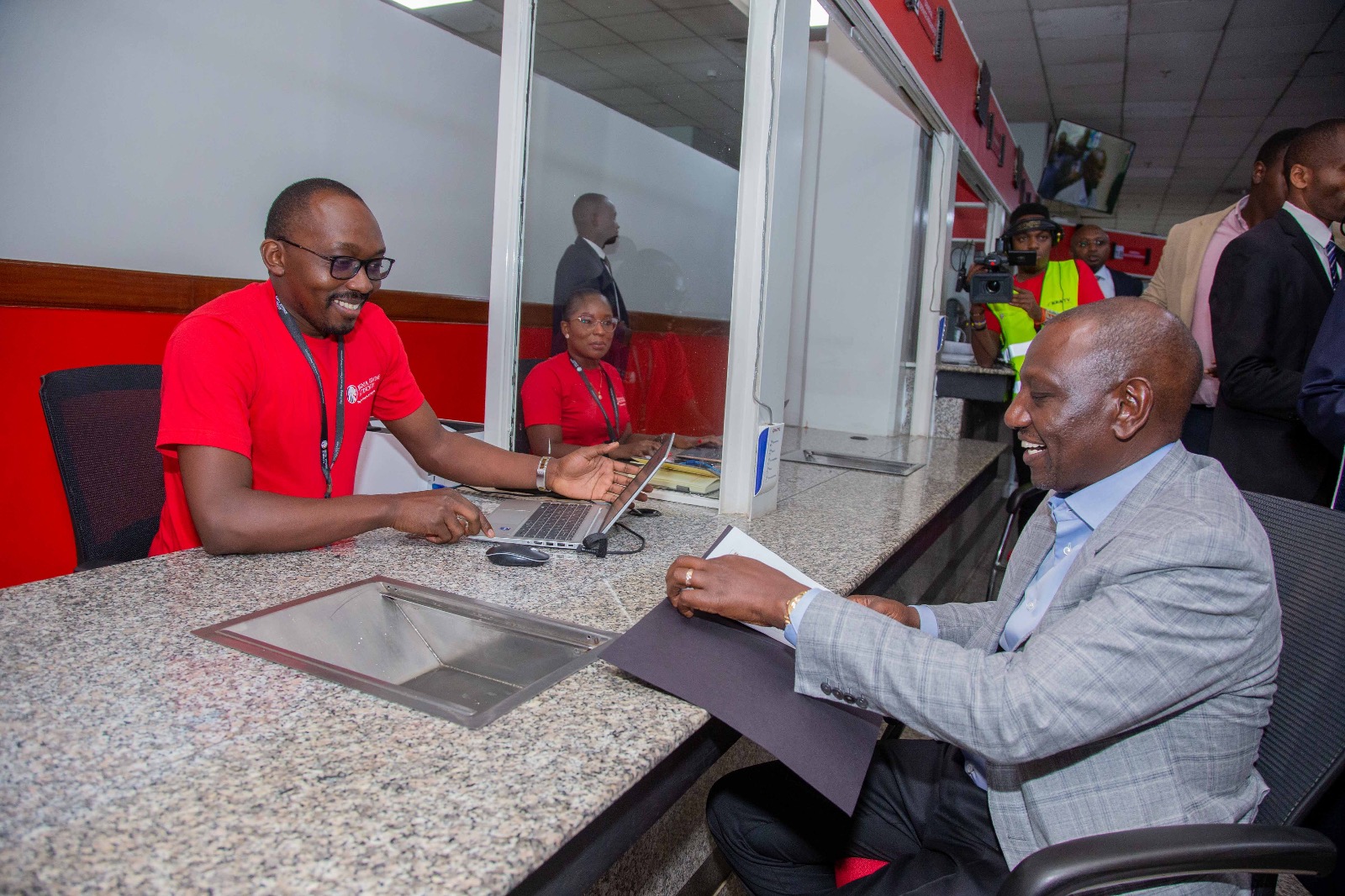 PICTURE STORY: President Ruto files annual tax returns at KRA