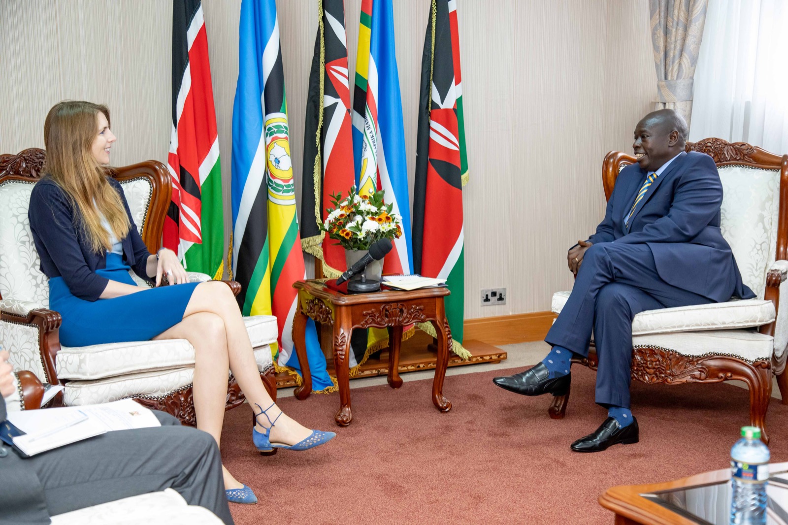 DP Gachagua hosts outgoing UK envoy Marriott