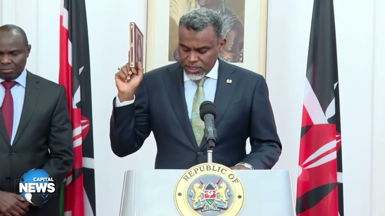 VIDEO: Noordin Haji sworn in as NIS Director General