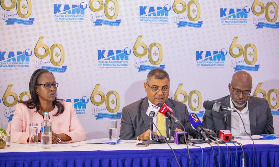 KAM calls for dialogue to end Ruto-Raila stalemate, says manufacturing sector worst hit