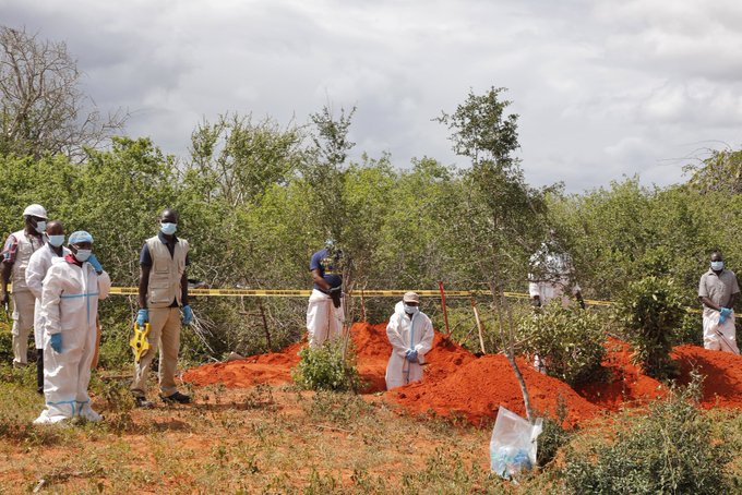 Over 400 shakahola bodies, body parts to be buried by Dec after DCI probe