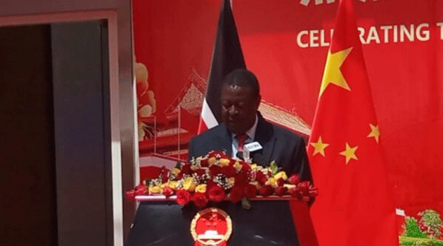 Mudavadi says China’s substantial investment in Kenya accelerating development