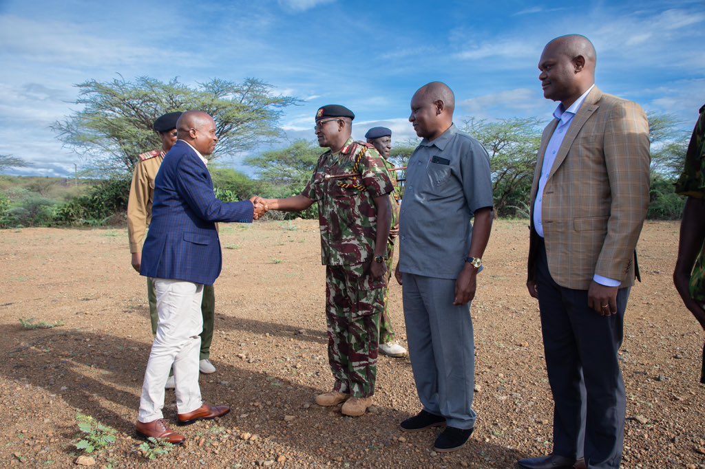 CS Kindiki meets Security Chiefs in Baringo after suspected bandit attack