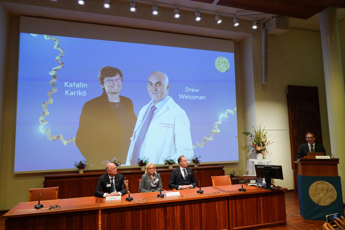 Two scientists share 2023 Nobel Prize in Physiology or Medicine
