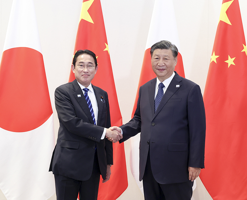 Xi, Kishida reaffirm strategic, mutually beneficial China-Japan ties