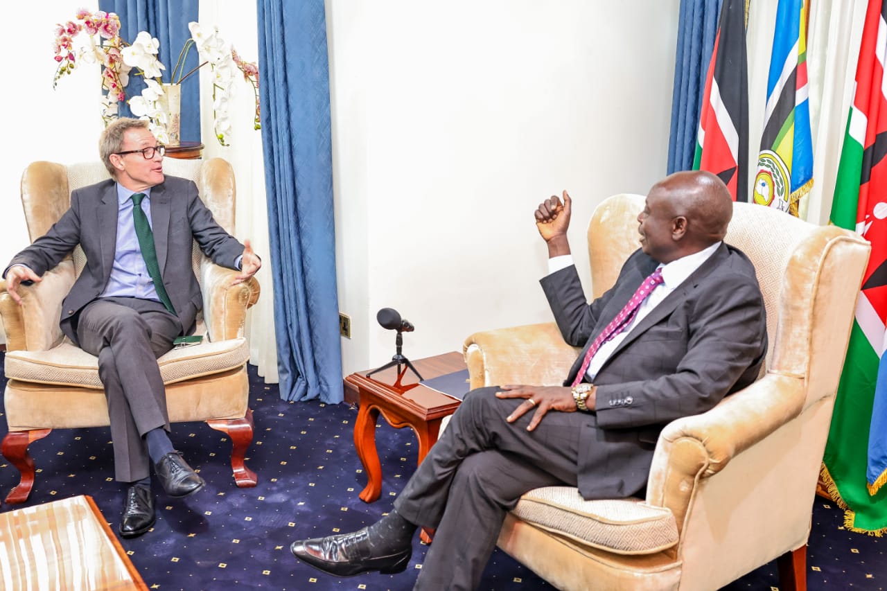 DP Gachagua calls for cooperation between Kenya, UK in security, Agriculture, trade