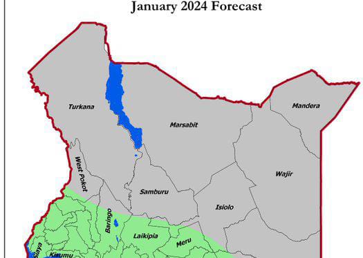 North Eastern, Western Kenya to experience sunny conditions until end of Jan, Met department says